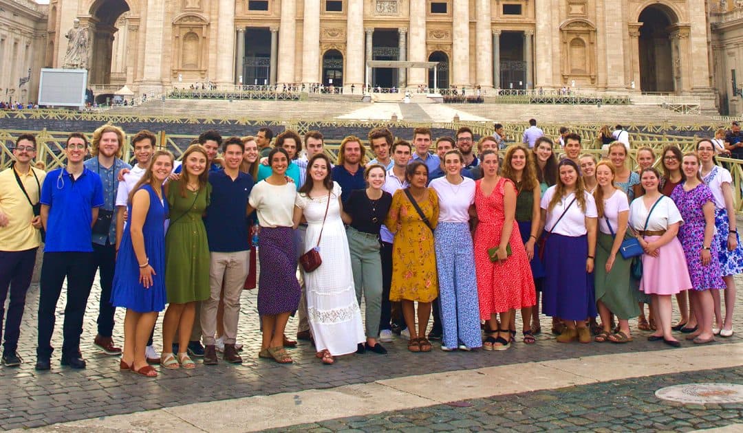 Christendom Celebrates 20th Anniversary of Junior Semester in Rome