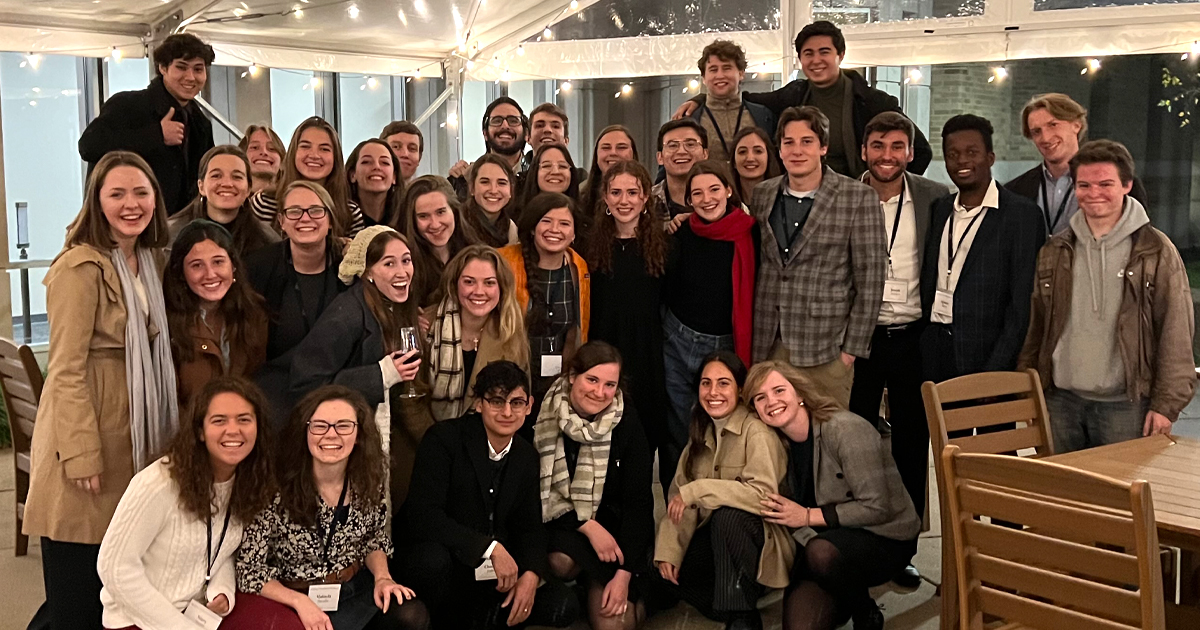 40 Christendom students traveled to Indiana for the conference, eager to engage with their peers and other renowned academics.
