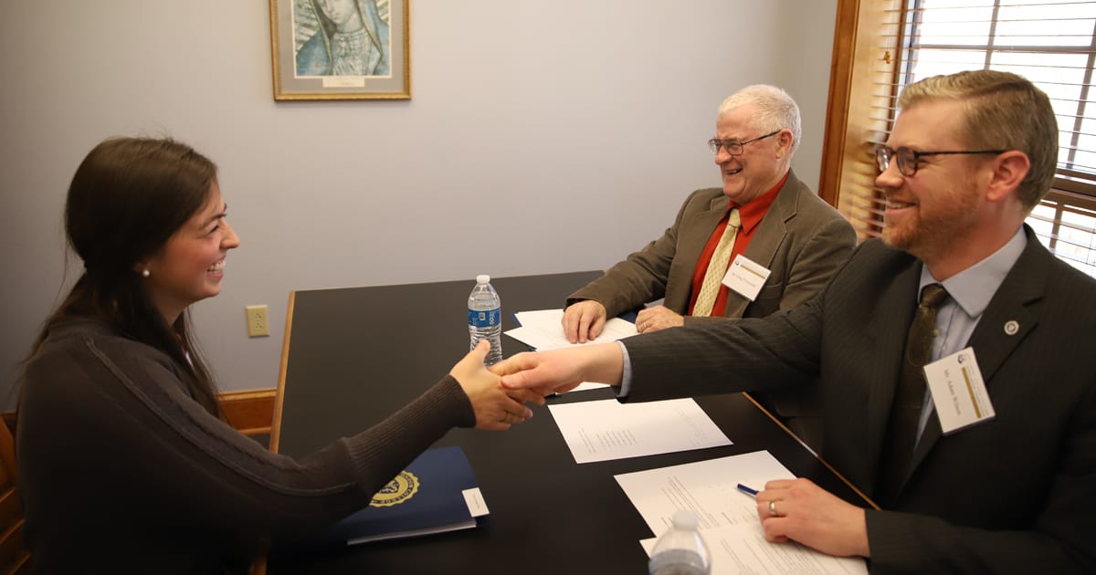 The annual event attracts the best and brightest of Christendom’s applicants, all eager to compete for one of three full-tuition scholarships.