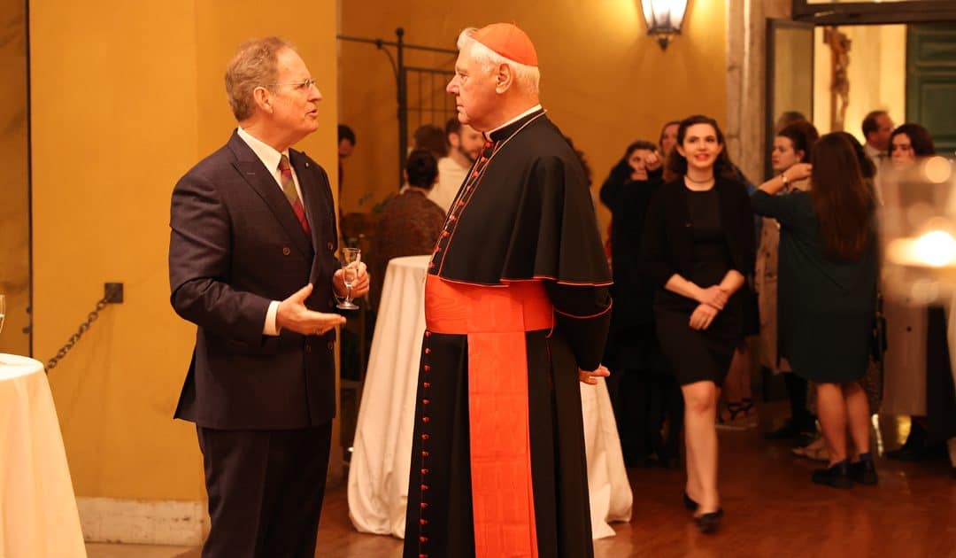 Cardinals Arinze, Müller, O’Brien and Burke Join Christendom for Celebrations in Rome