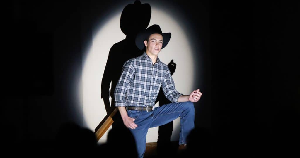 Senior Michael Blank starred as Frank Butler.