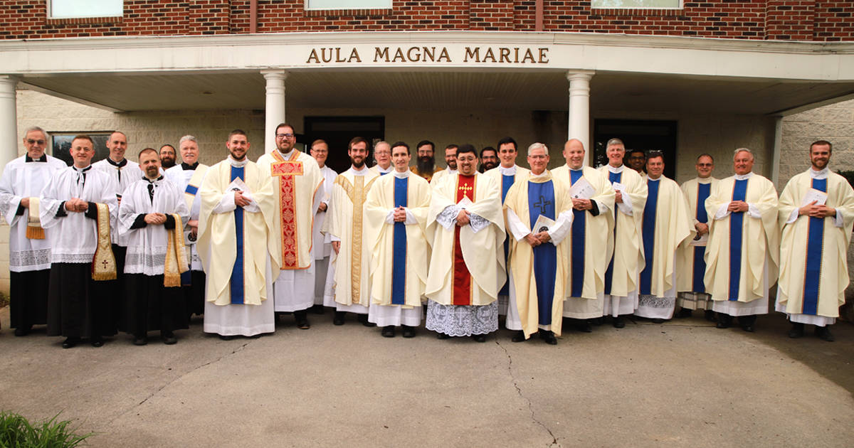 25 of the college's 104 alumni priests.