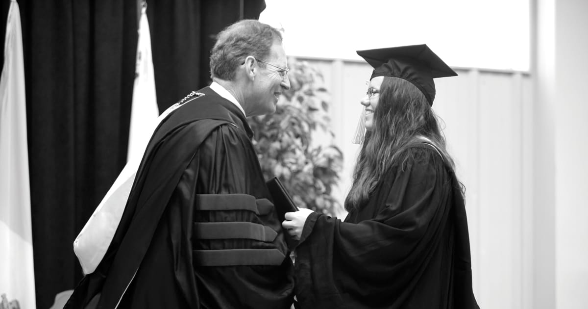 Roseanne Spiering at her 2015 graduation.