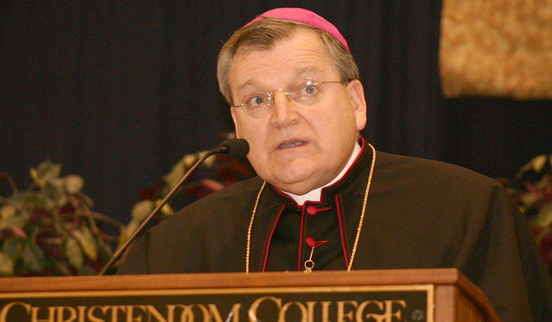Cardinal Burke to Headline Christendom Graduate School Symposium