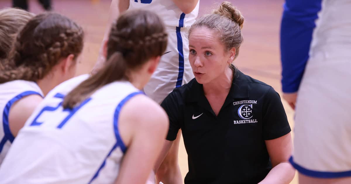 Mary Minick has been named Coach of the Year the past two seasons, leading the women's basketball team to record-setting seasons — including a national championship in 2024.