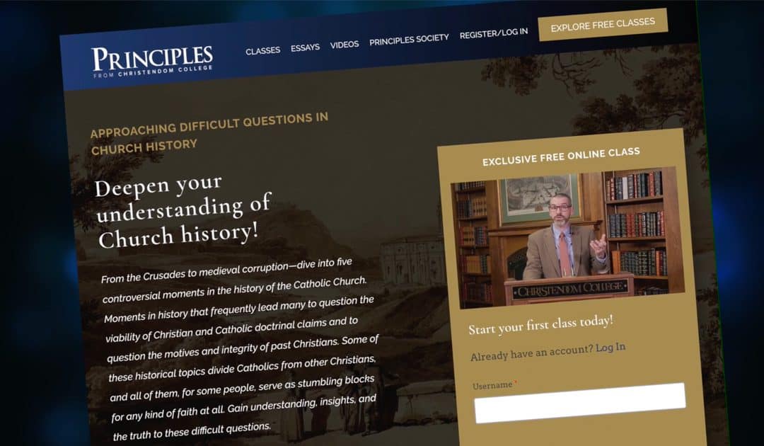 Christendom Answers Difficult Questions in Church History with Free Online History Class