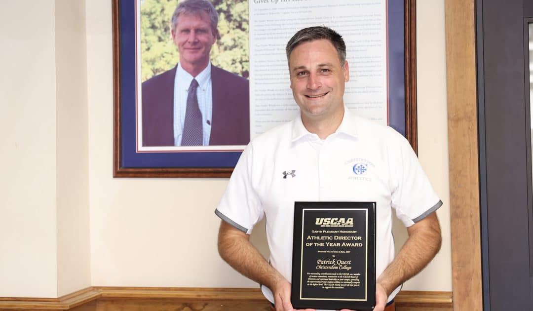 Christendom’s Patrick Quest Named USCAA’s Athletic Director of the Year