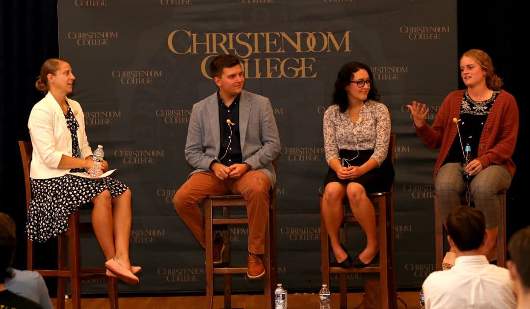 Christendom to Welcome Back Alumni Mentors for Life on Tap