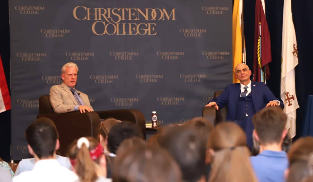 Christendom’s Harne and McInerny Explore the Power of Art for Major Speaker Series