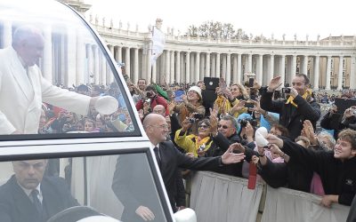 Student Swaps Zucchettos with Pope Francis During Semester in Rome