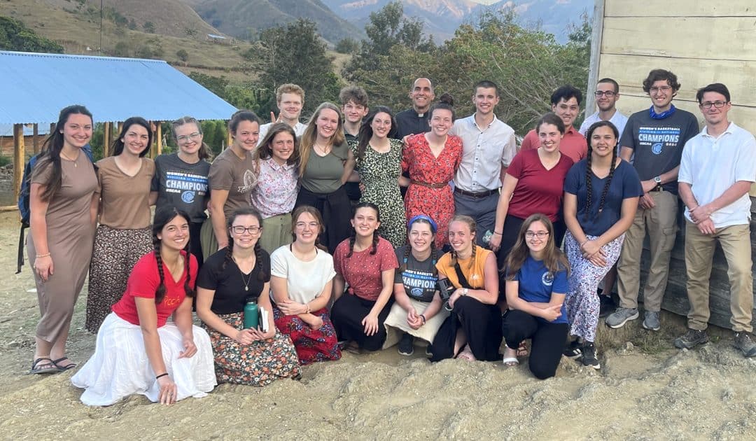 Students Serve and Seek Christ on Spring Mission Trips and Pilgrimages