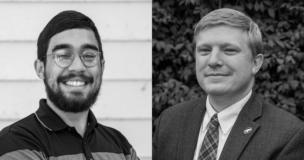 Sam Morales '20 and Joe Wilson '18.