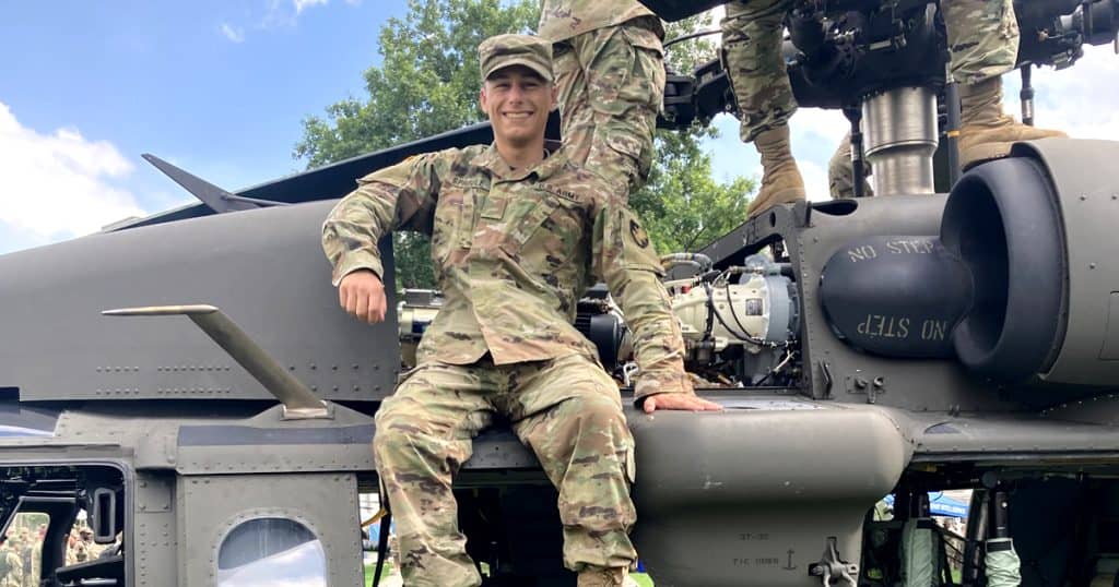 Sproule during his time at West Point.