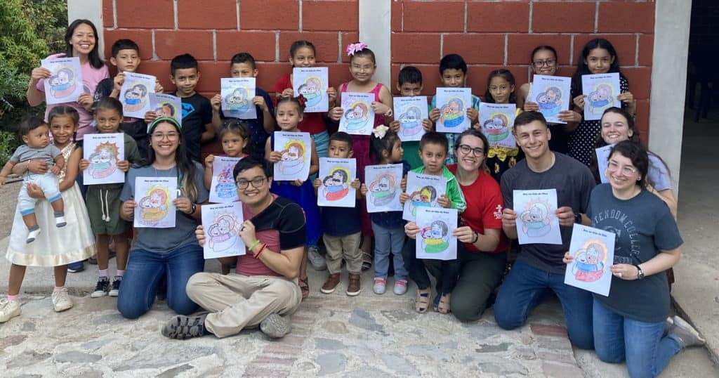 Sproule joined fellow classmates and Christendom staff on a mission trip to Honduras in Spring 2025.