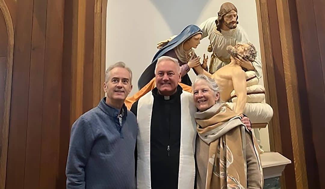 Siblings Honor Their Father Through St. Joseph Statue