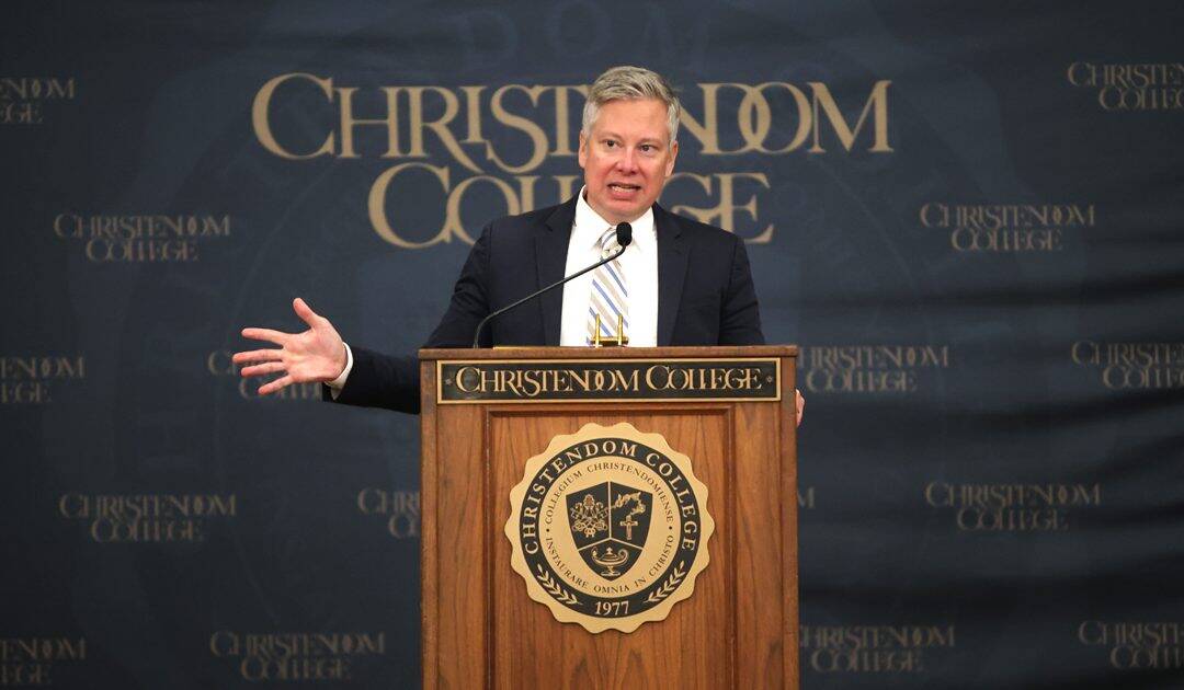 Poet James Matthew Wilson Delivers Lecture on the Power and Nature of Poetry at Christendom