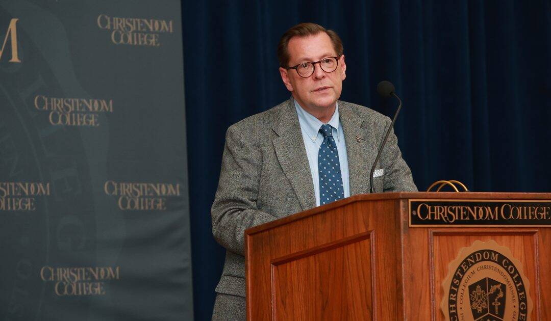 Dr. Clint Brand Explores Anglican Patrimony and Catholic Unity at Christendom College