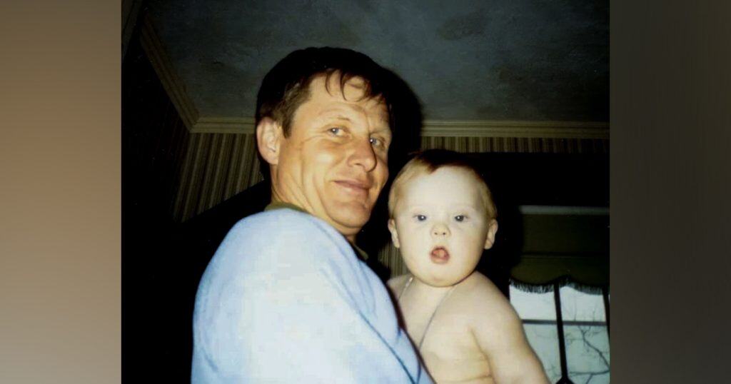 Vander Woude with his son, Joseph.