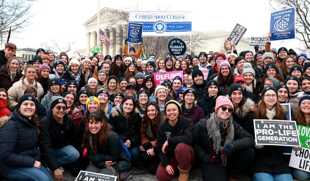 Christendom College to Attend National March for Life