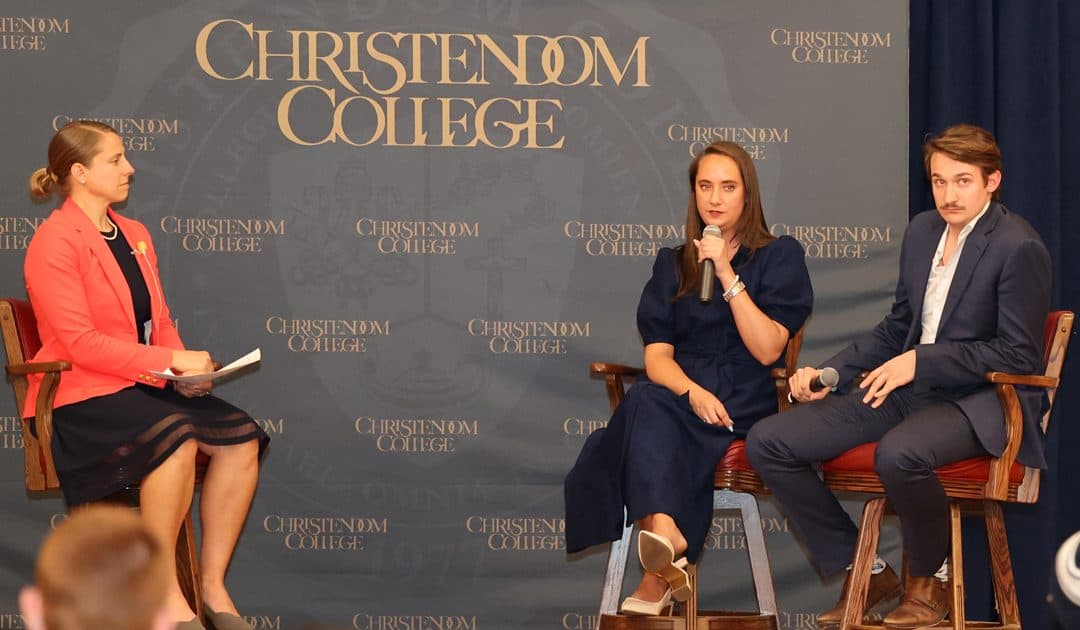 Christendom Alumni Share Unique Calling in Funeral Services at “Life on Tap” Event