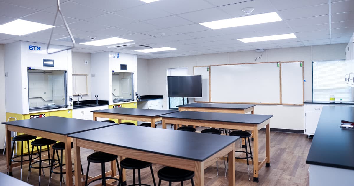The building's Chemistry lab. 