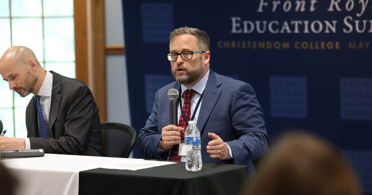 Dr. Jon Kirwan, director of Christendom College’s Center for Educational Philosophy & Leadership.