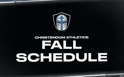 Christendom Athletics Announces 2026 Fall Sports Schedule