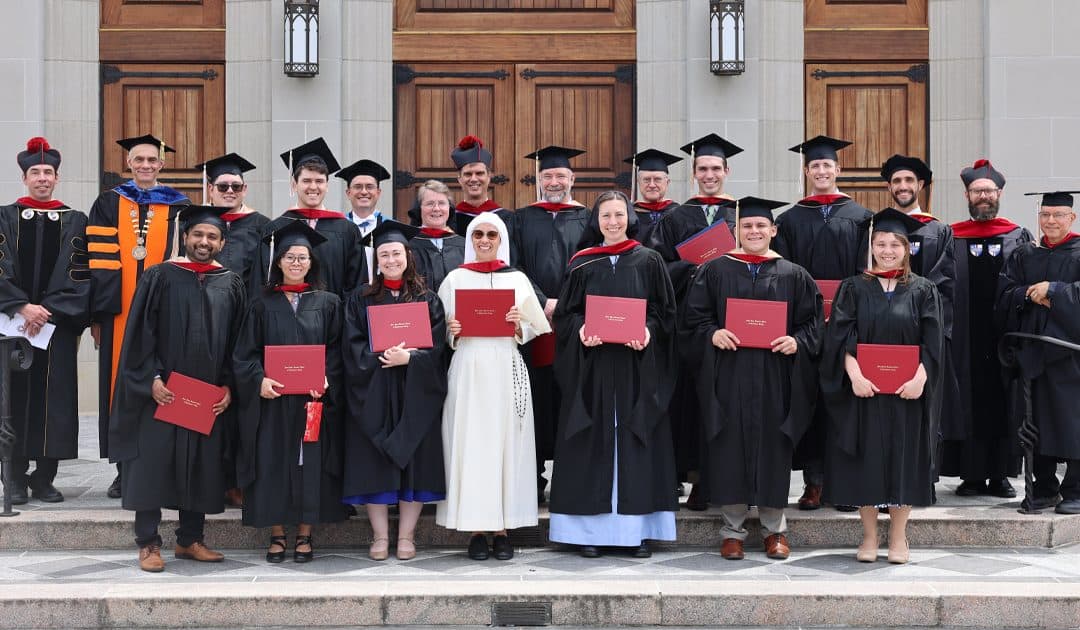 Students Honored at Graduate School Commencement