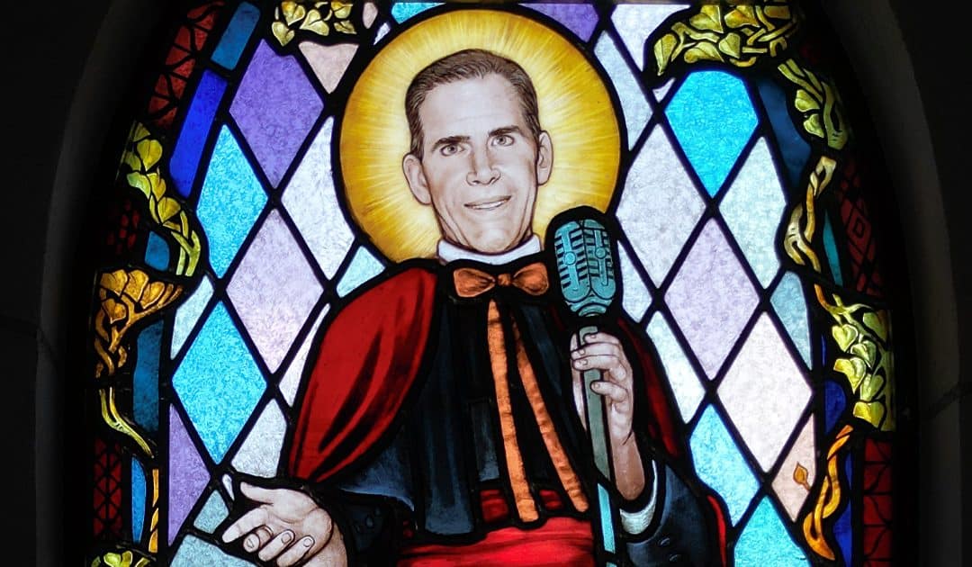 New Ven. Fulton Sheen Stained-Glass Window Installed Ahead of Upcoming Beatification